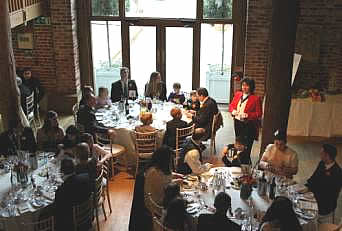 Essex Toastmaster announcing the entrance of the Bride and Groom